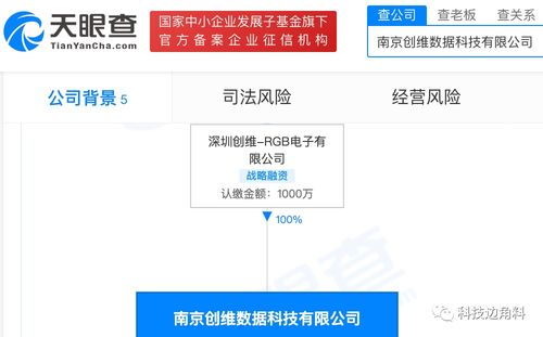 創維RGB于南京成立數據科技公司，拓展稅務與信息系統集成服務